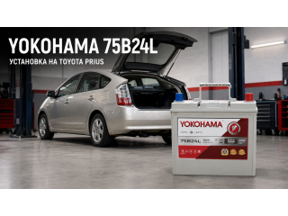 Yokohama 75B24L на Toyota Prius: опыт установки увеличенного АКБ