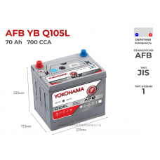 Yokohama AFB YB Q105L 70h