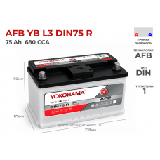 Yokohama AFB YB L3 DIN75 R