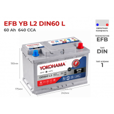 Yokohama EFB YB L2 DIN60 L