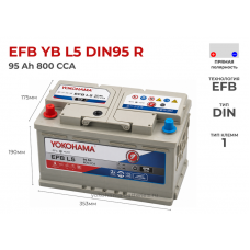 Yokohama EFB YB L5 DIN95 R