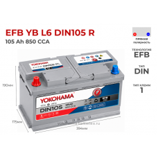 Yokohama EFB YB L6 DIN105 R