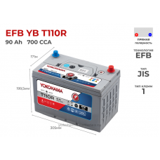 Yokohama EFB YB T110R 90Ah