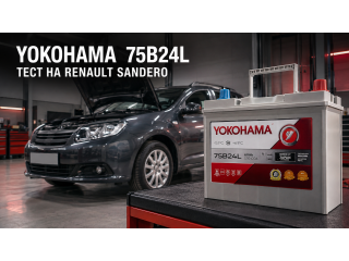 Аккумулятор Yokohama SMF YB75B24L на Renault Sandero: первая часть теста